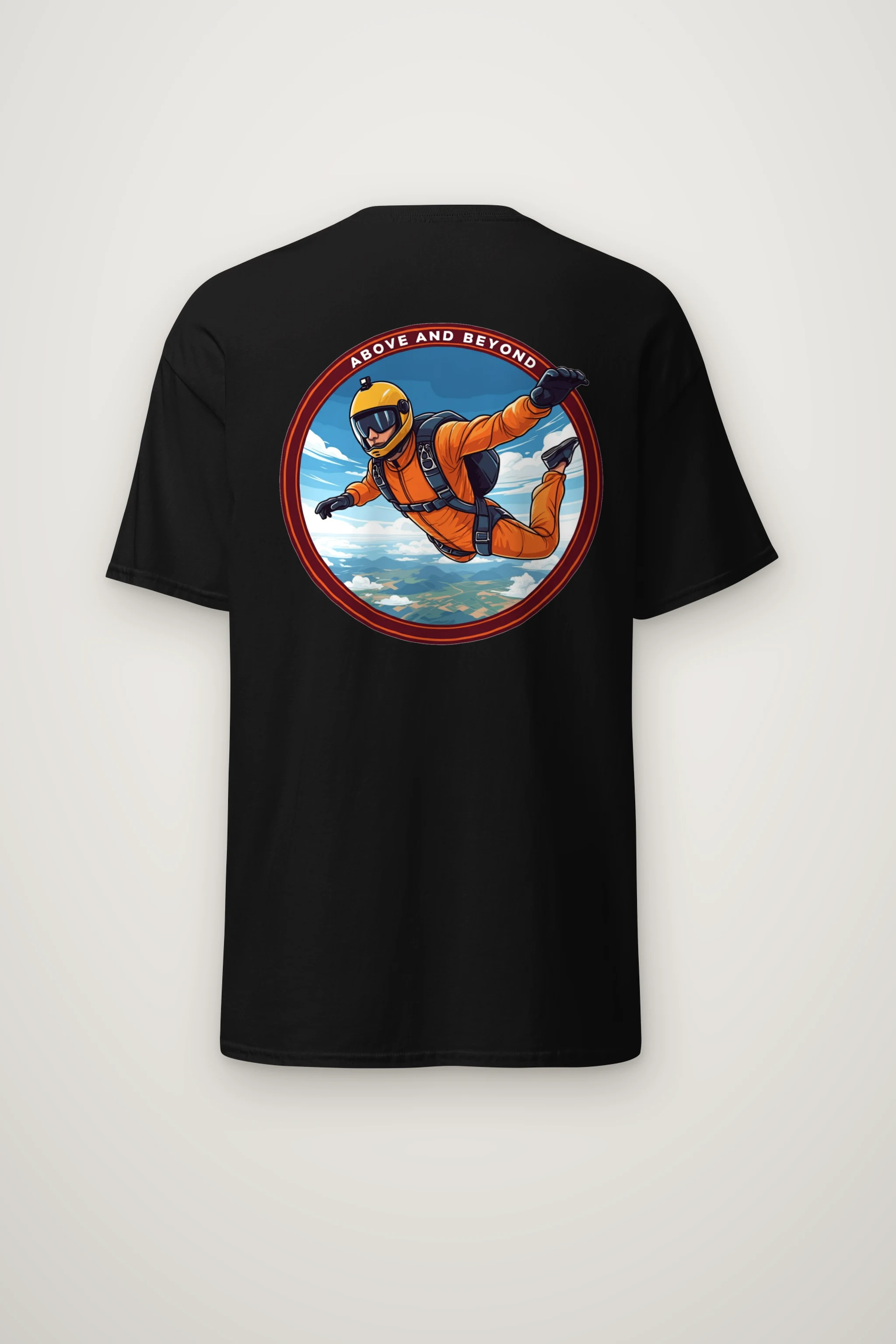 "Above And Beyond" Heavyweight Unisex Crewneck T-shirt