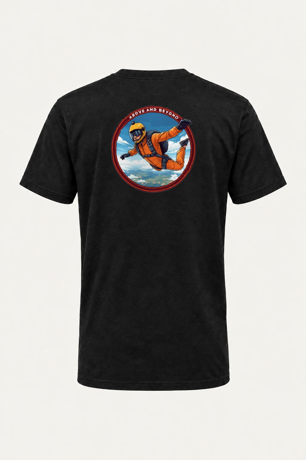 "Above And Beyond" Heavyweight Unisex Crewneck T-shirt | Gildan 5000