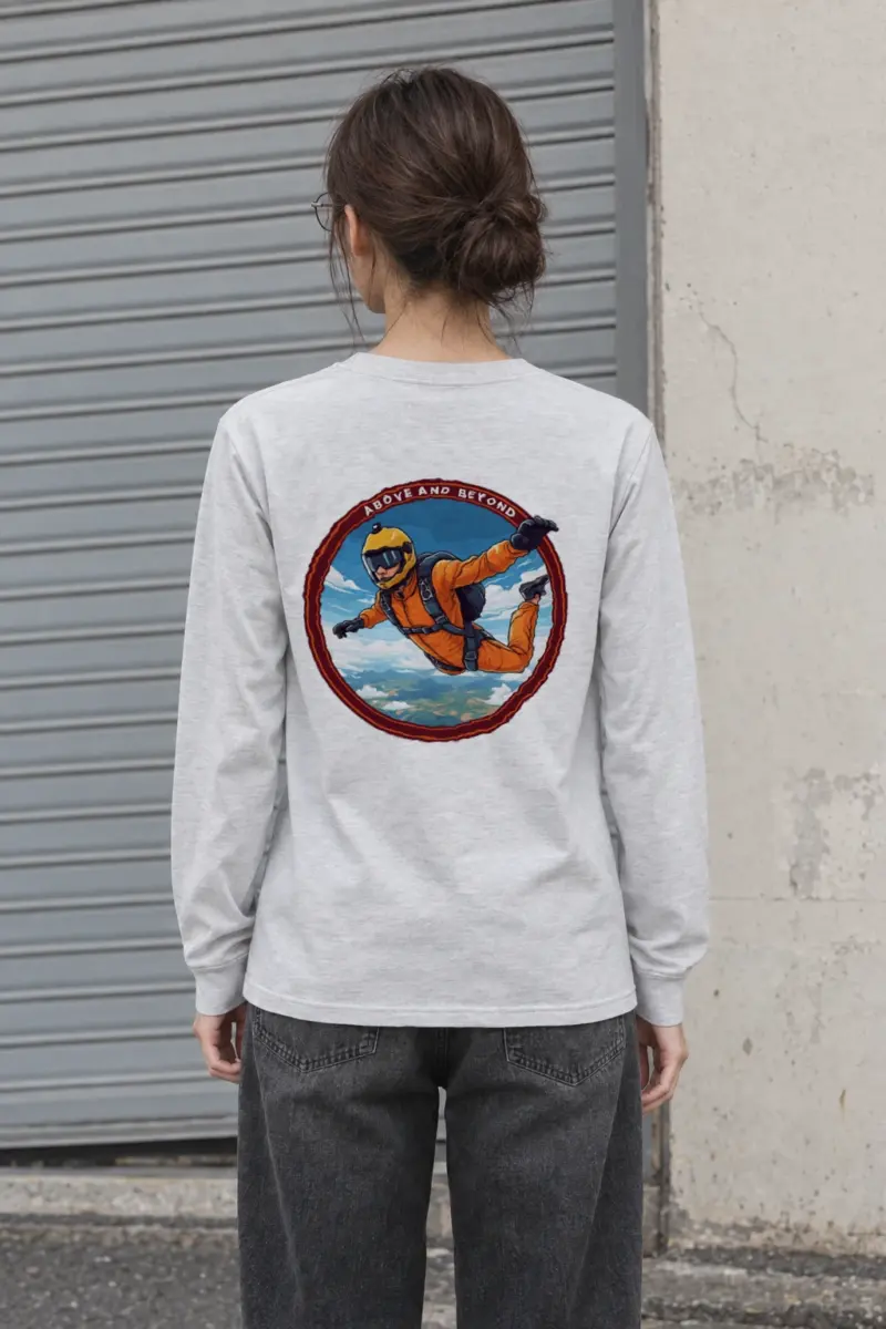 "Above And Beyond" Unisex Longsleeve T-shirt