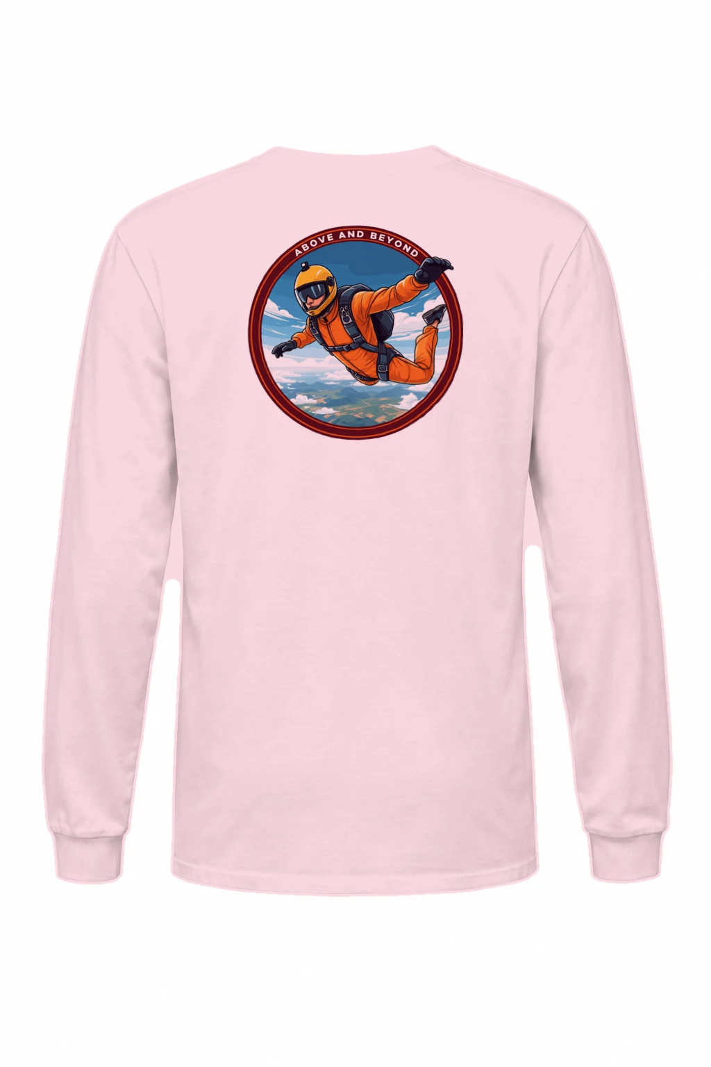 "Above And Beyond" Unisex Longsleeve T-shirt | Gildan 2400