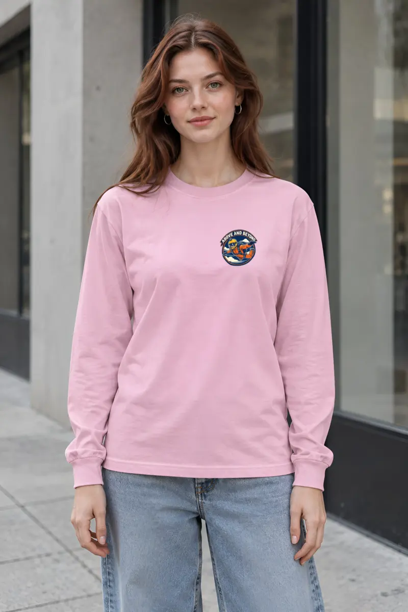 "Above And Beyond" Unisex Longsleeve T-shirt