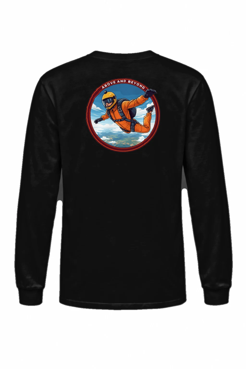 "Above And Beyond" Unisex Longsleeve T-shirt | Gildan 2400