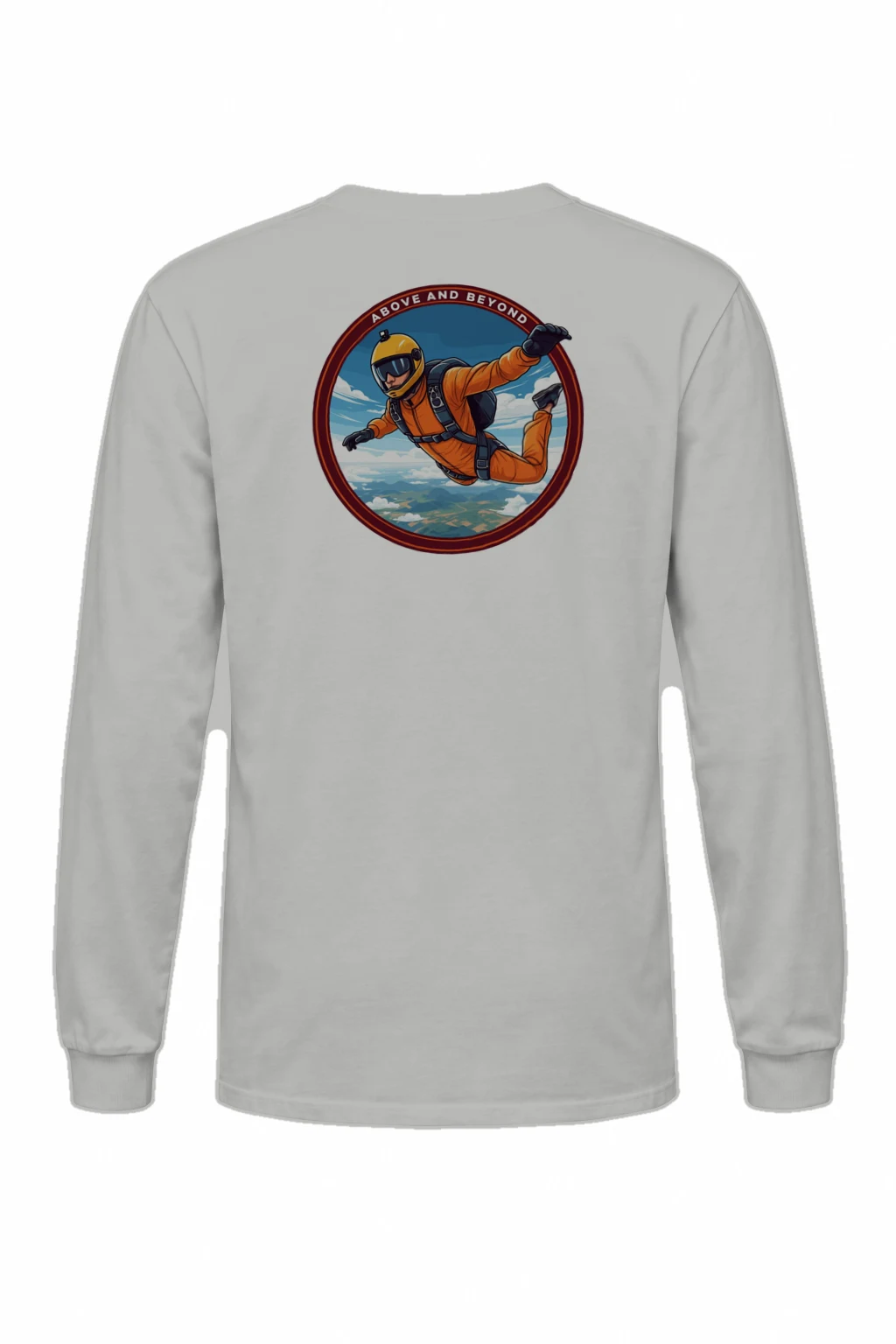 "Above And Beyond" Unisex Longsleeve T-shirt | Gildan 2400