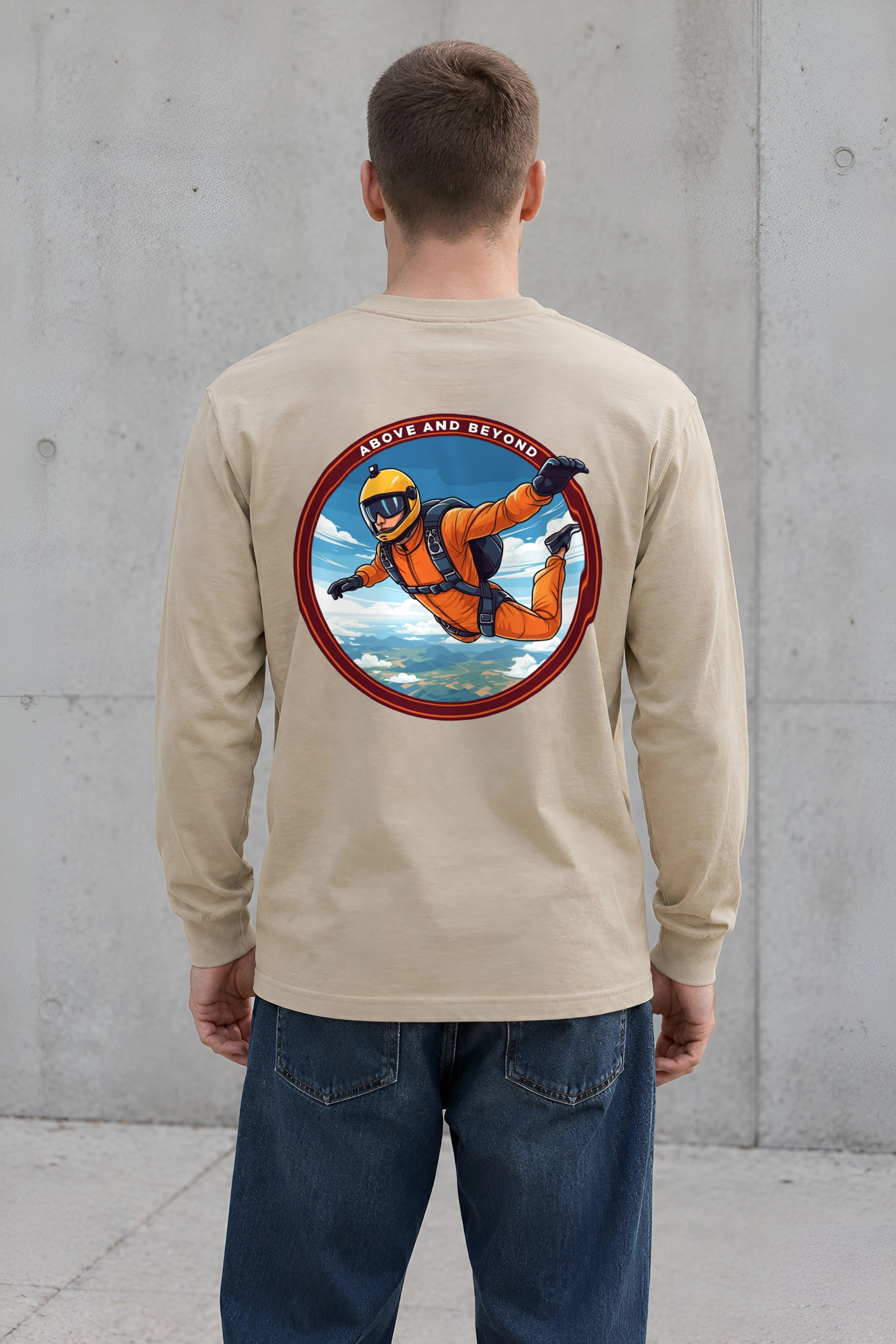 "Above And Beyond" Unisex Longsleeve T-shirt