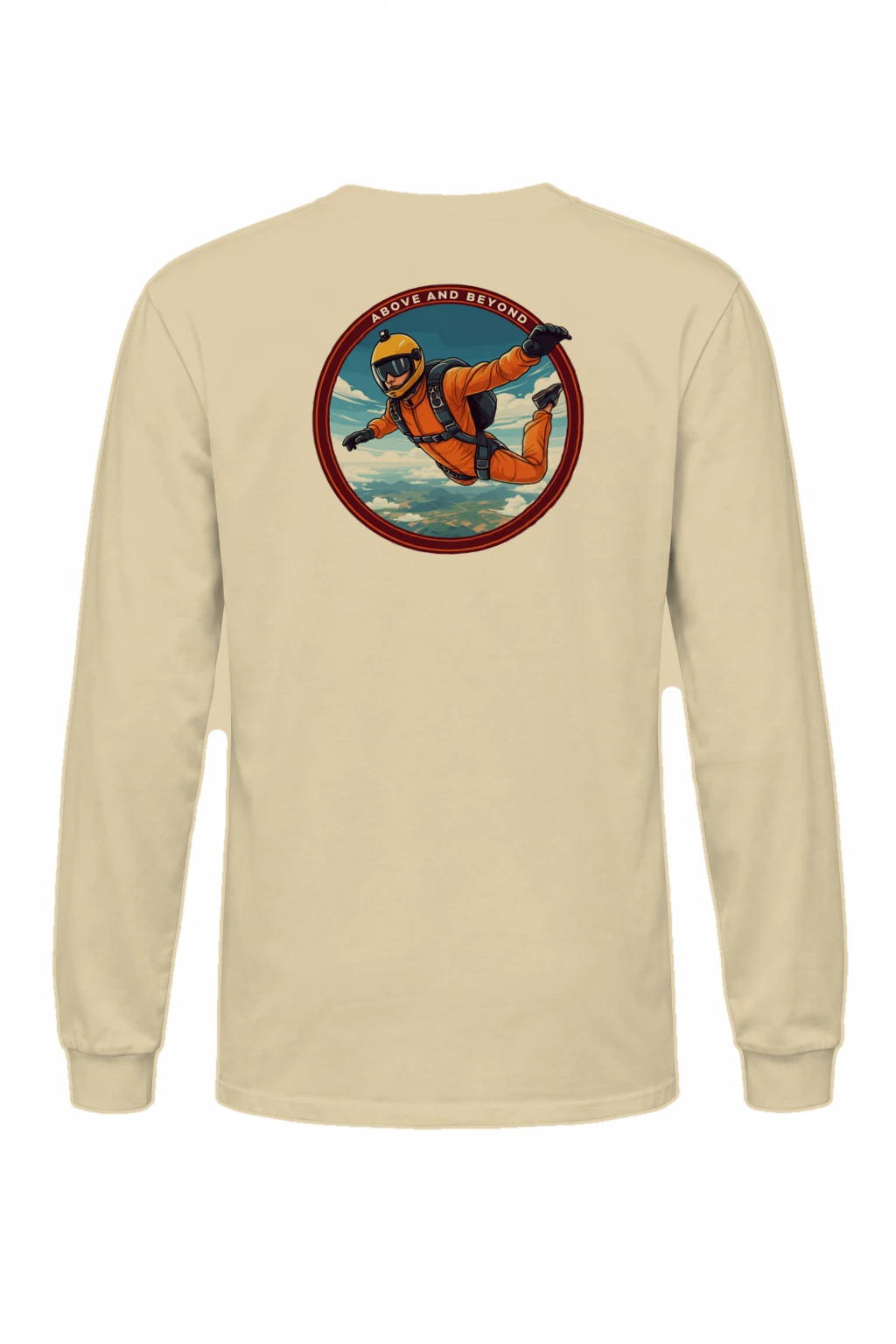 "Above And Beyond" Unisex Longsleeve T-shirt | Gildan 2400