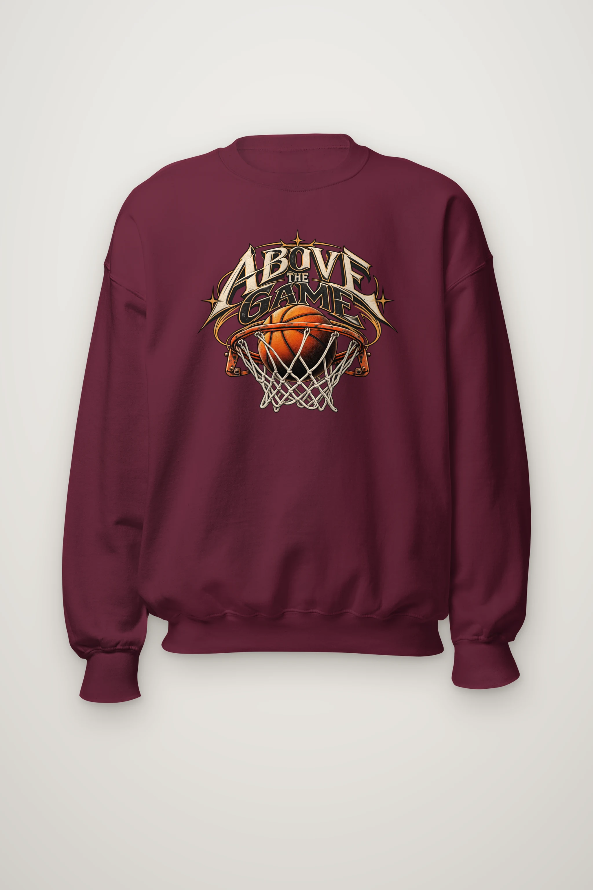 "Above The Game" Heavy Blend Unisex Crewneck Sweatshirt