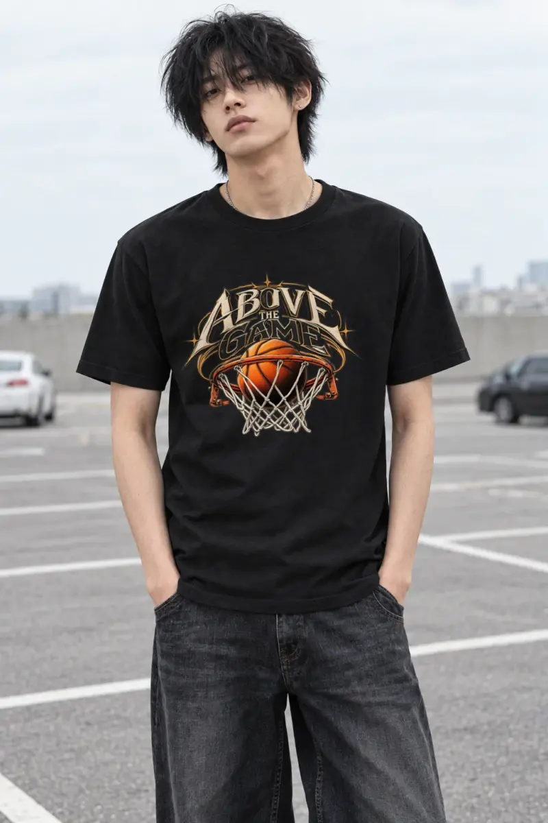 "Above The Game" Heavyweight Unisex Crewneck T-shirt