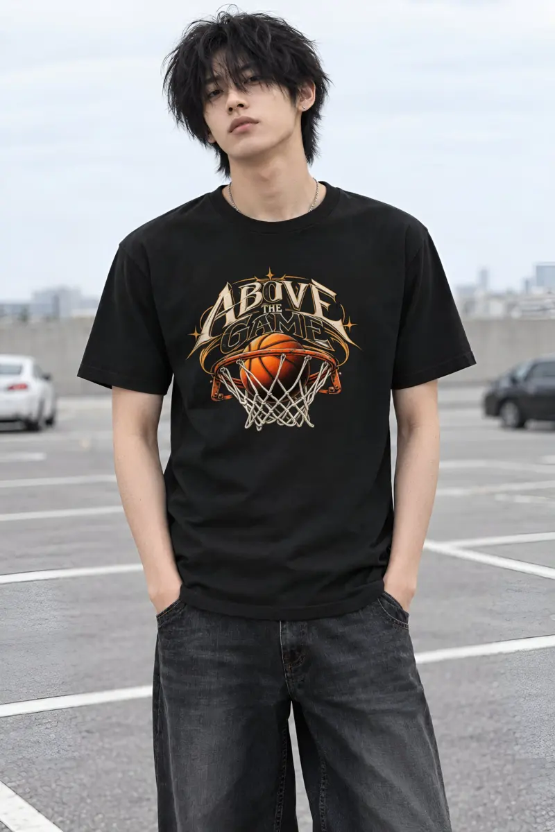 "Above The Game" Heavyweight Unisex Crewneck T-shirt