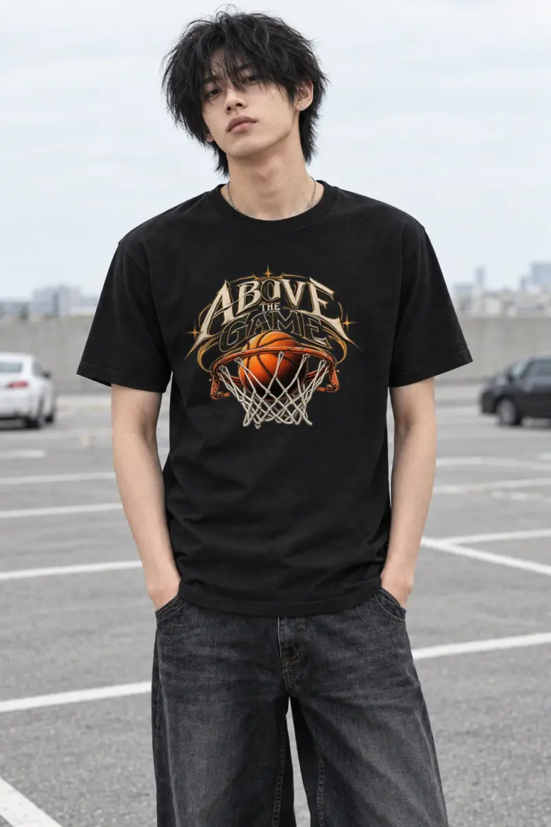 "Above The Game" Heavyweight Unisex Crewneck T-shirt