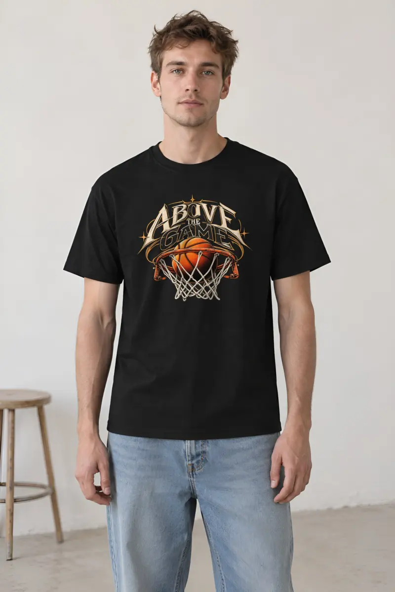 "Above The Game" Heavyweight Unisex Crewneck T-shirt