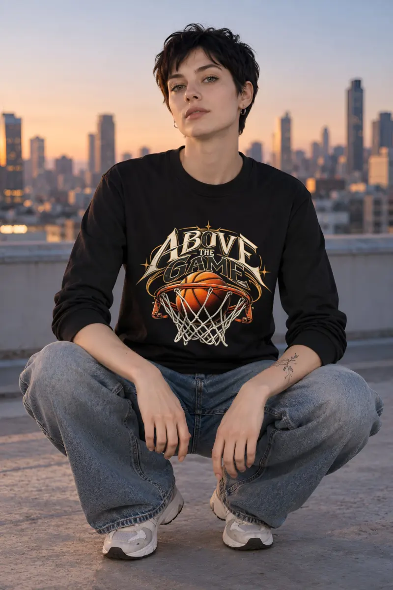 "Above The Game" Unisex Longsleeve T-shirt