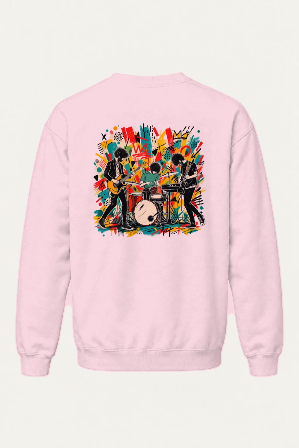 "Abstract Rock Trio" Heavy Blend Unisex Crewneck Sweatshirt | Gildan 18000