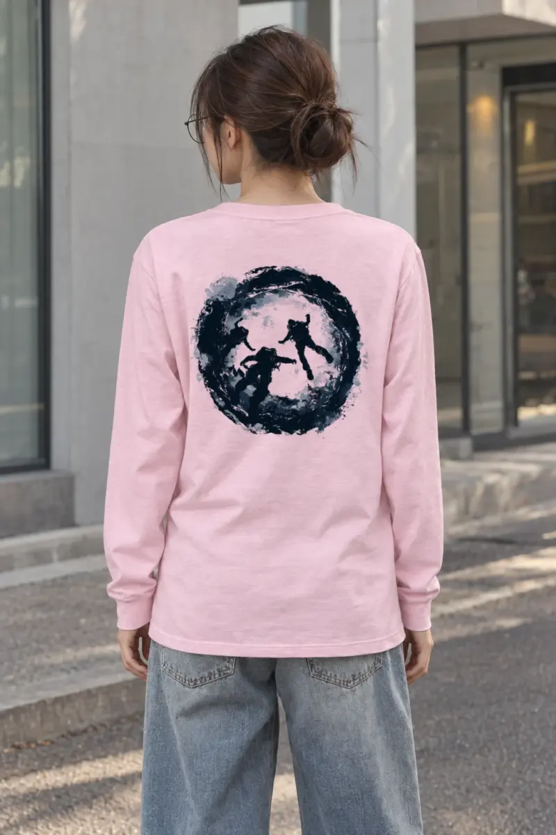 "Abyss Drift" Unisex Longsleeve T-shirt | Gildan 2400
