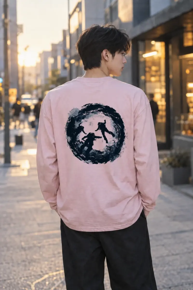 "Abyss Drift" Unisex Longsleeve T-shirt | Gildan 2400