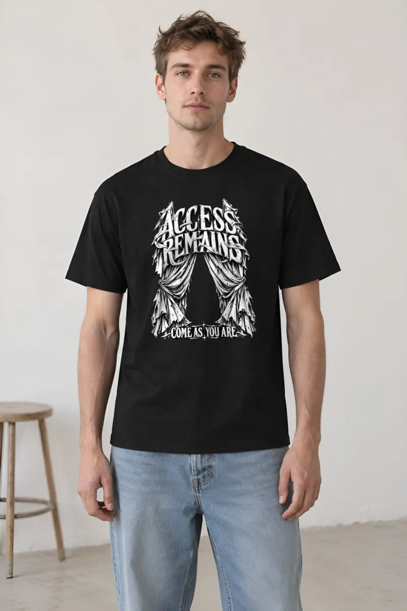 "Access Remains Come As You Are" Heavyweight Unisex Crewneck T-shirt