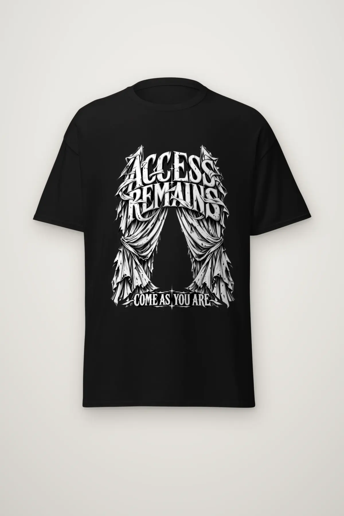"Access Remains Come As You Are" Heavyweight Unisex Crewneck T-shirt