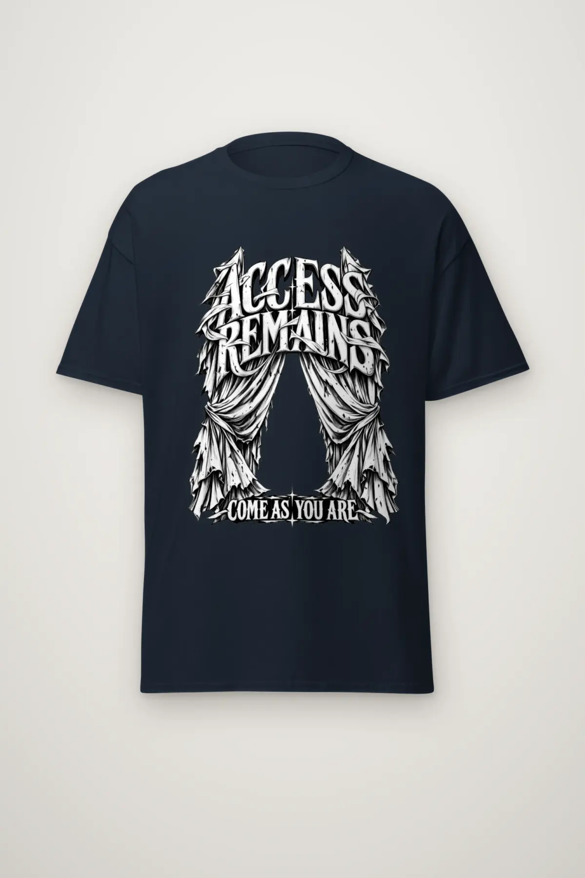 "Access Remains Come As You Are" Heavyweight Unisex Crewneck T-shirt
