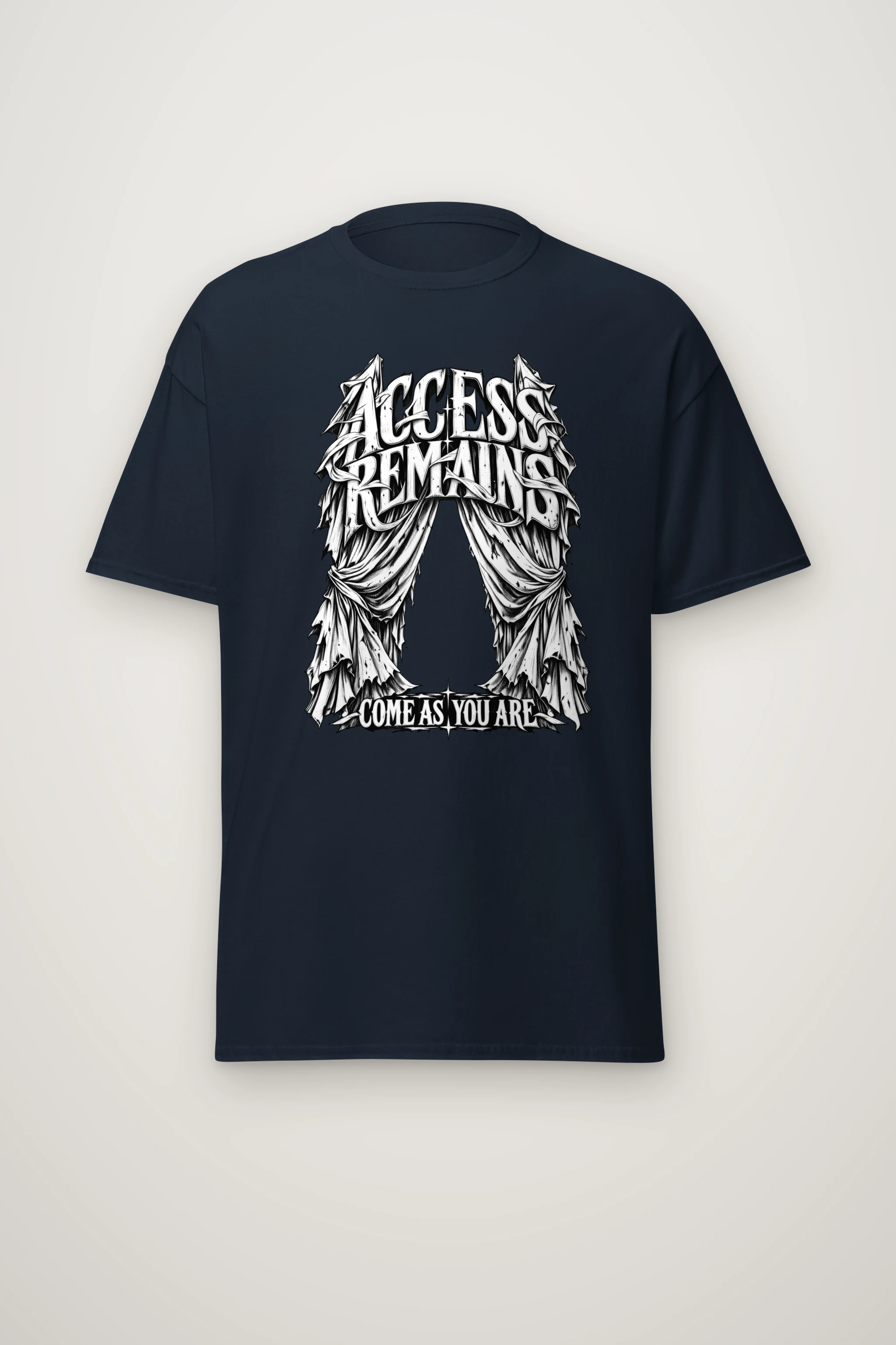 "Access Remains Come As You Are" Heavyweight Unisex Crewneck T-shirt