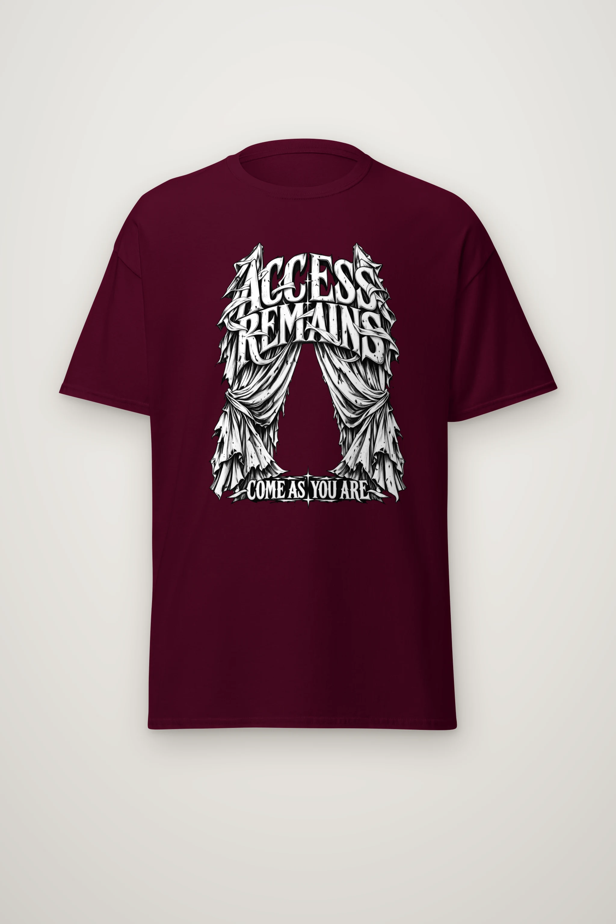 "Access Remains Come As You Are" Heavyweight Unisex Crewneck T-shirt