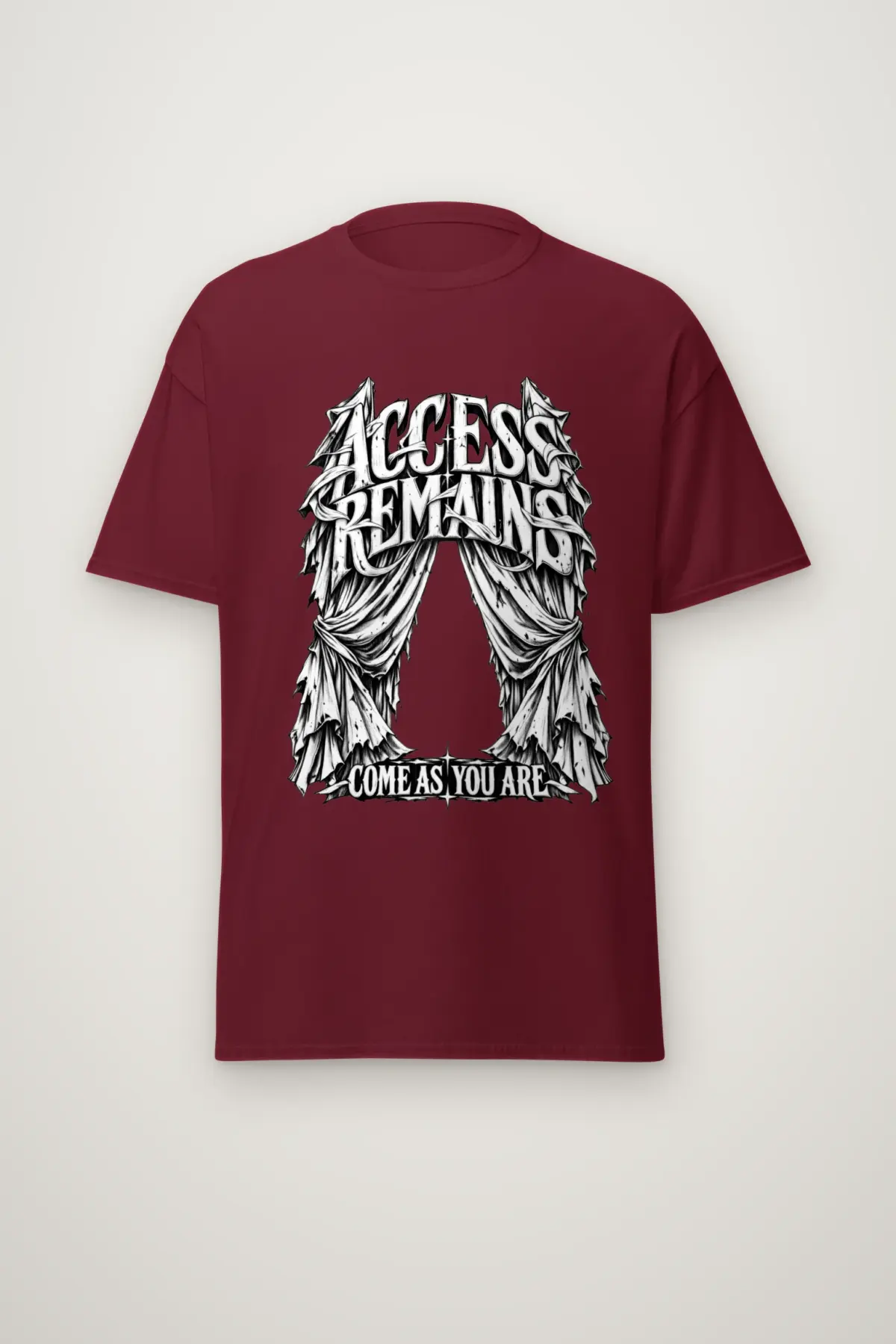 "Access Remains Come As You Are" Heavyweight Unisex Crewneck T-shirt