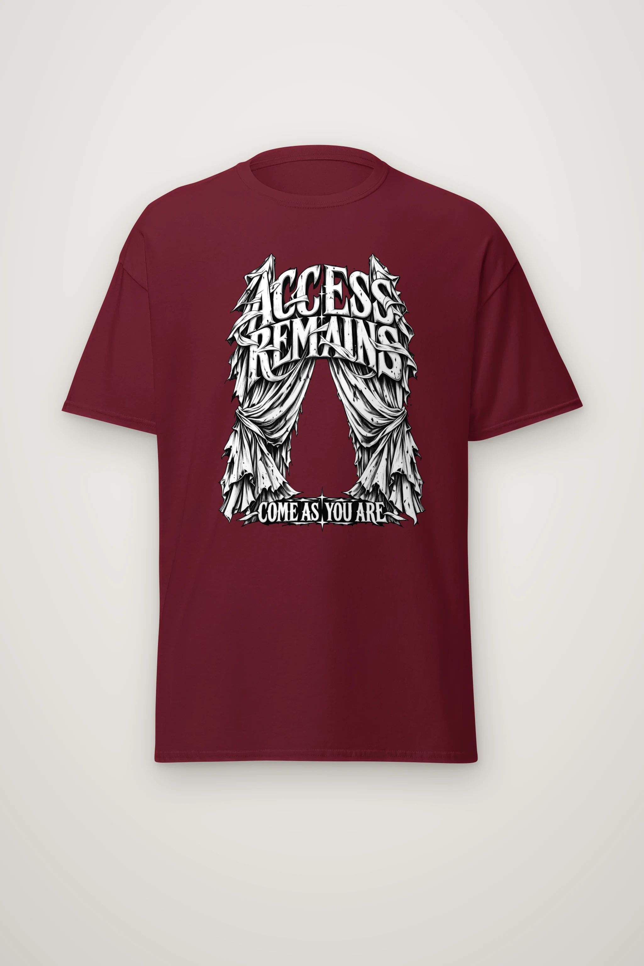 "Access Remains Come As You Are" Heavyweight Unisex Crewneck T-shirt