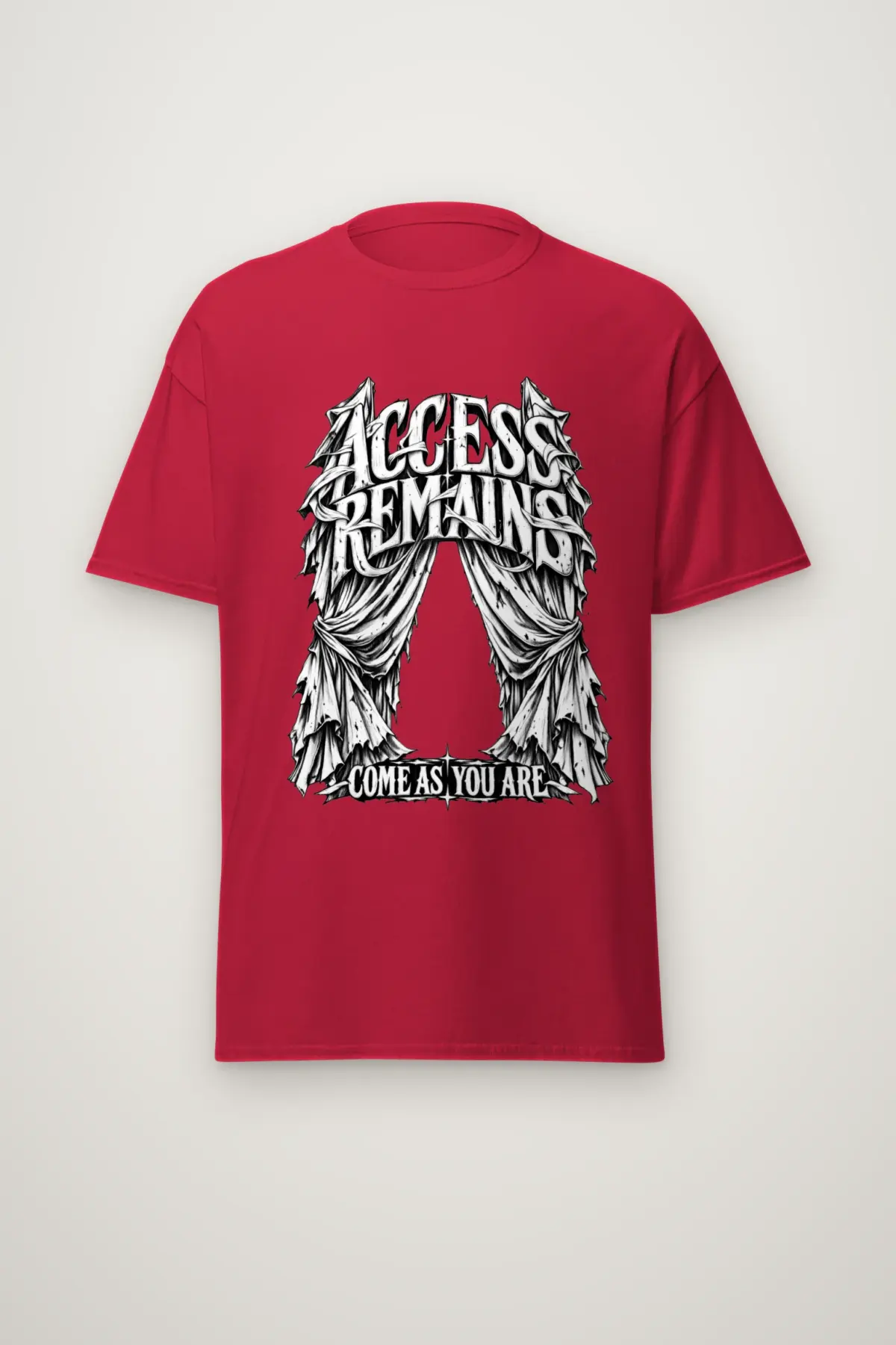 "Access Remains Come As You Are" Heavyweight Unisex Crewneck T-shirt