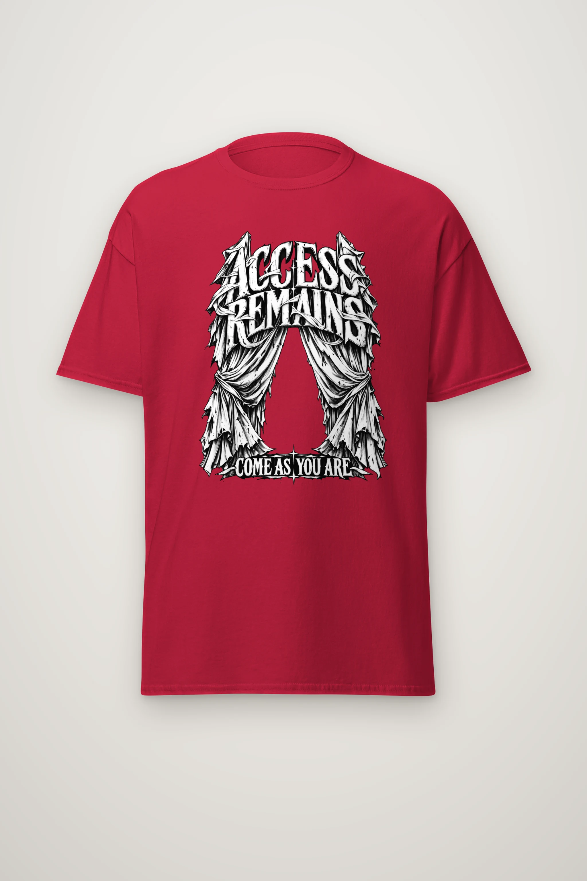 "Access Remains Come As You Are" Heavyweight Unisex Crewneck T-shirt