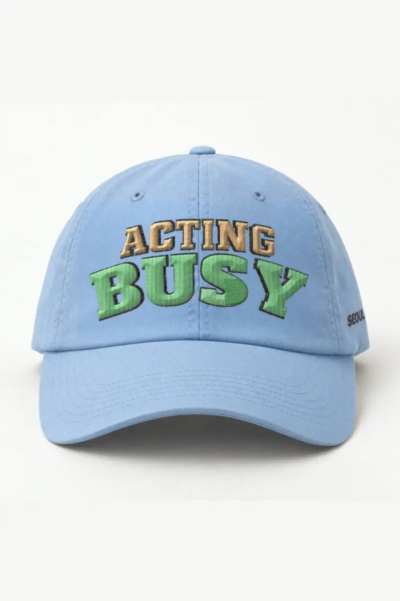 "Acting Busy" Classic Dad Hat · Embroidered