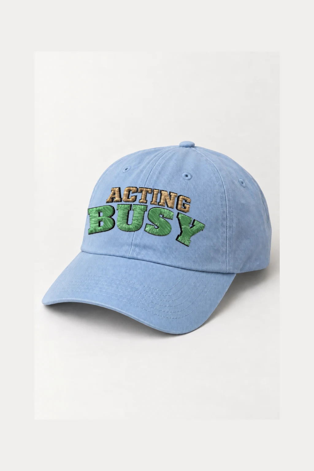 "Acting Busy" Classic Dad Hat · Embroidered | Yupoong 6245CM