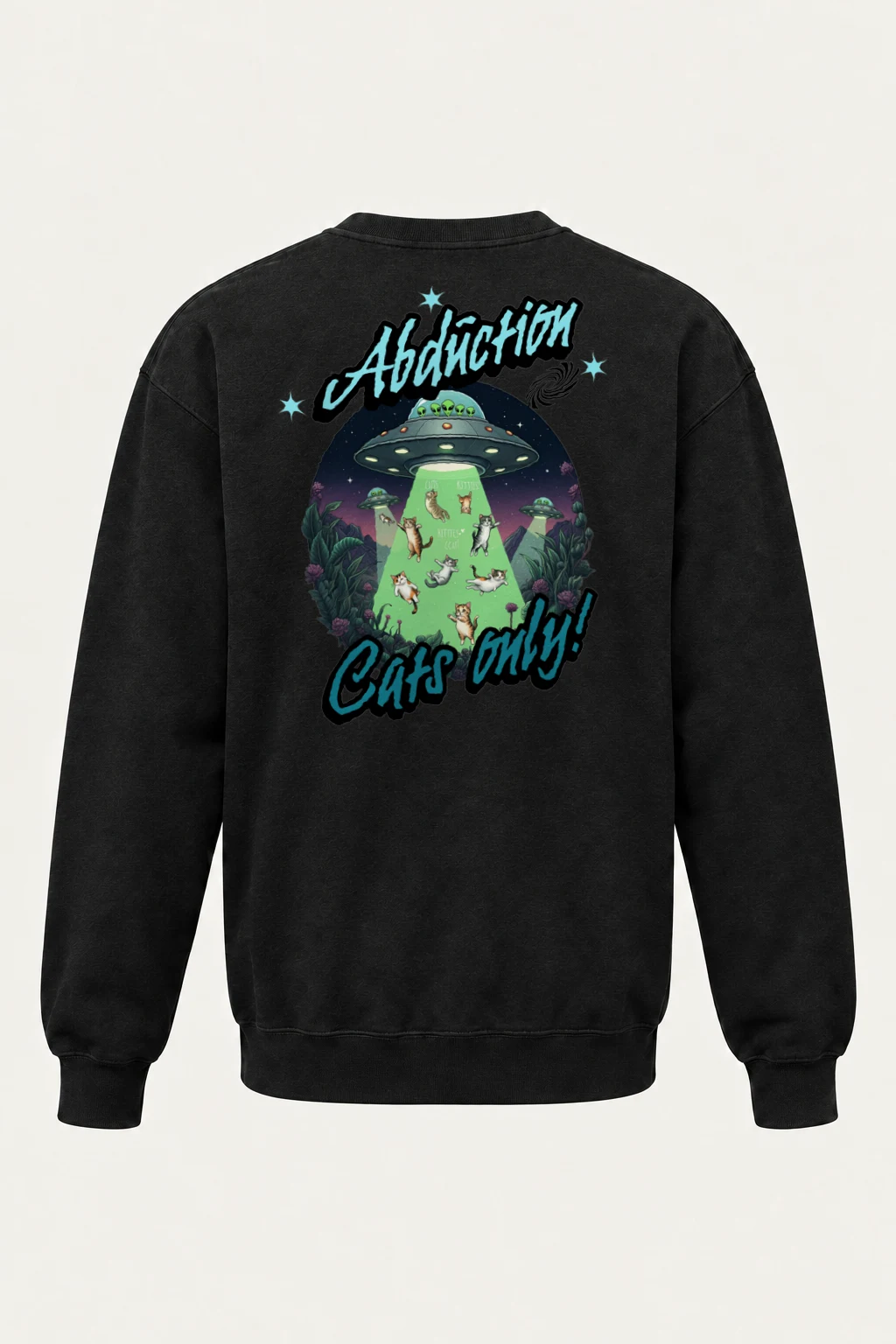 "Addiction Cats Only" Heavy Blend Unisex Crewneck Sweatshirt | Gildan 18000