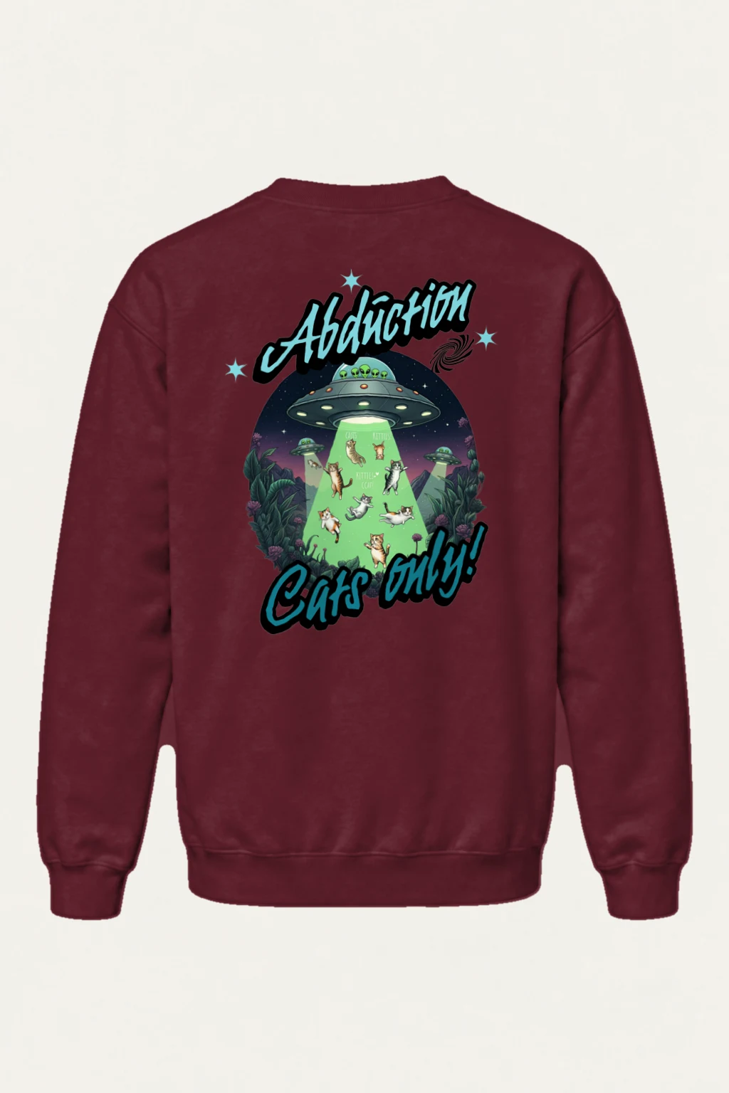 "Addiction Cats Only" Heavy Blend Unisex Crewneck Sweatshirt | Gildan 18000