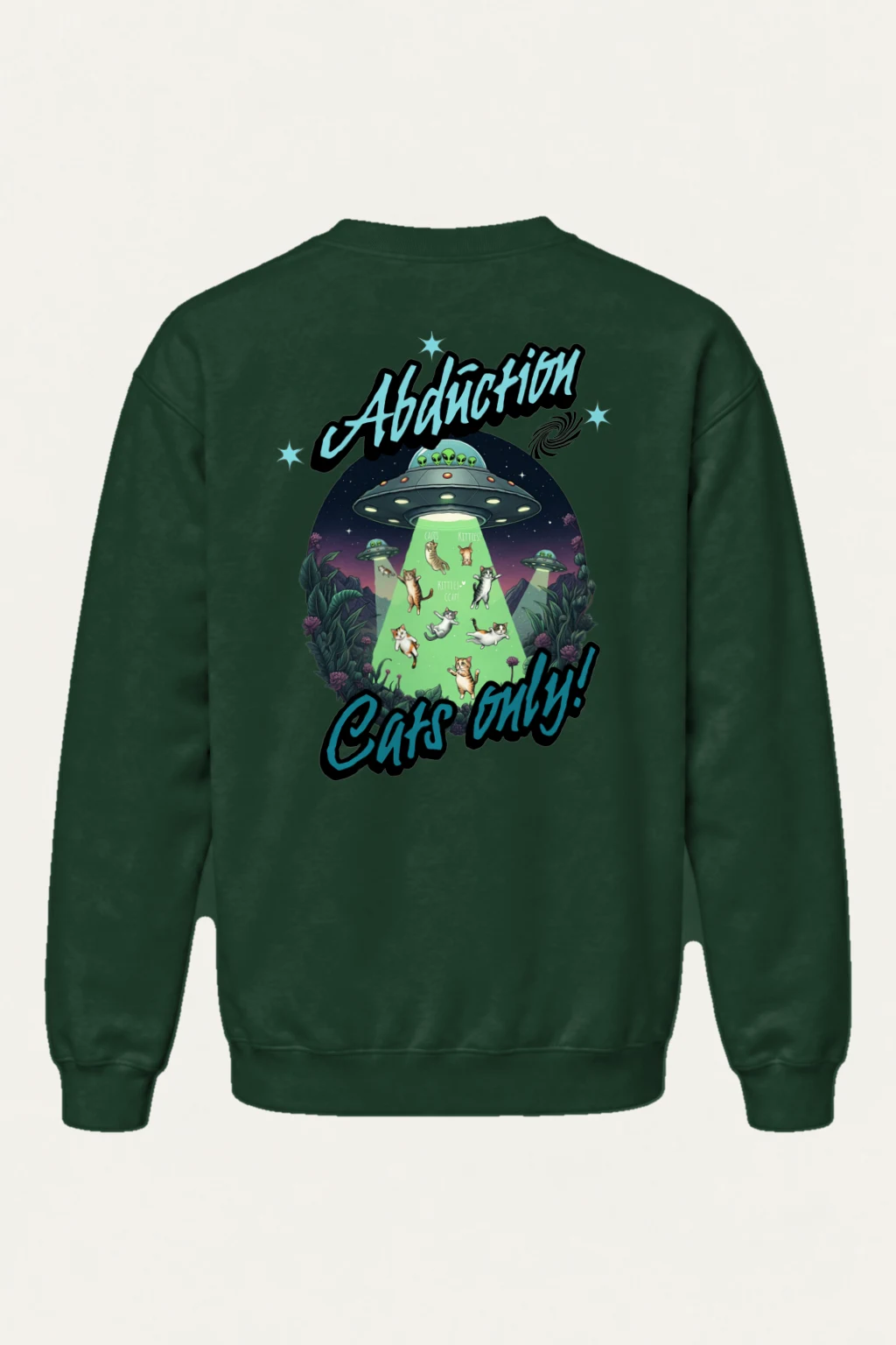 "Addiction Cats Only" Heavy Blend Unisex Crewneck Sweatshirt | Gildan 18000