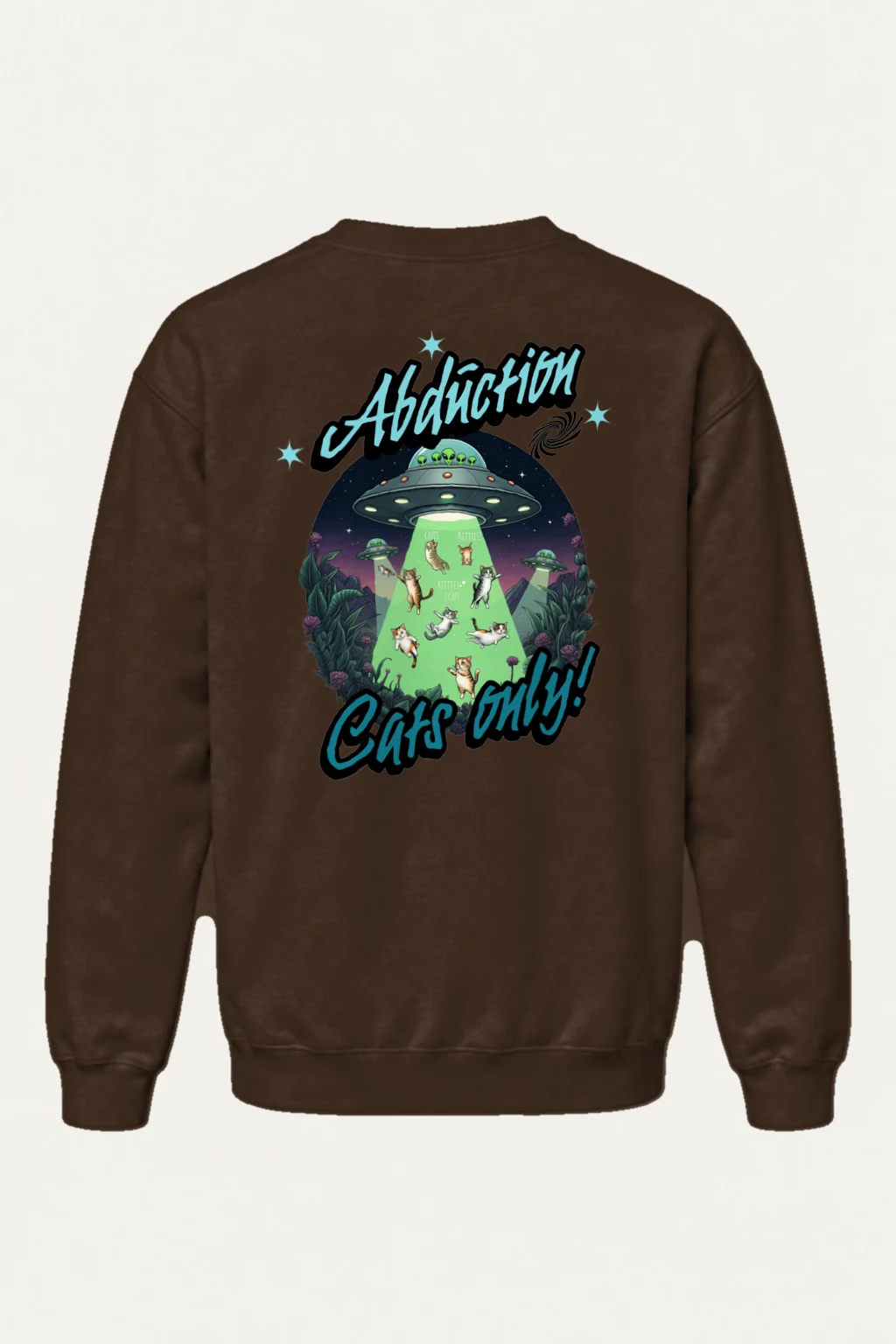 "Addiction Cats Only" Heavy Blend Unisex Crewneck Sweatshirt | Gildan 18000