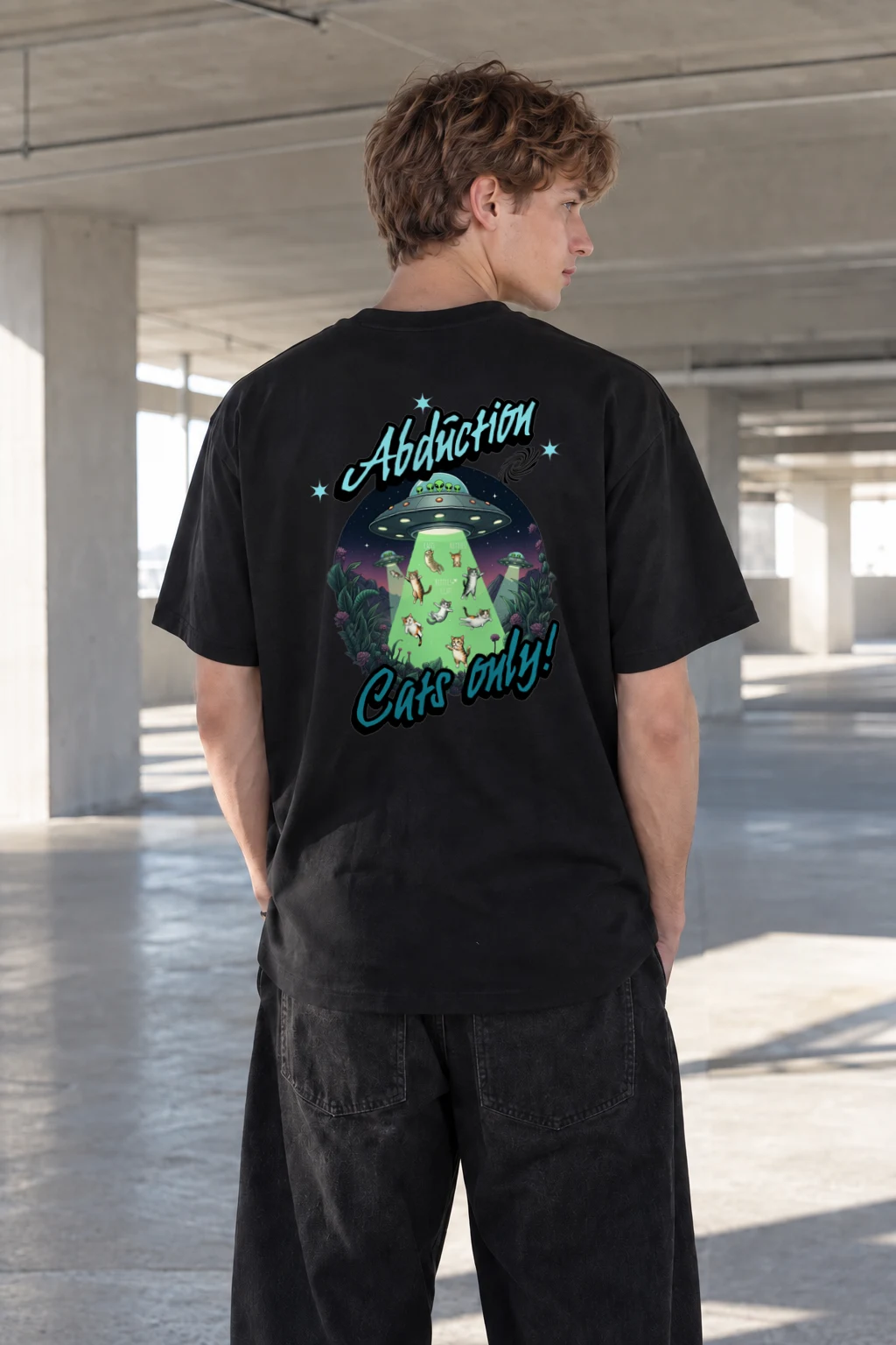 "Addiction Cats Only" Heavyweight Unisex Crewneck T-shirt | Gildan 5000
