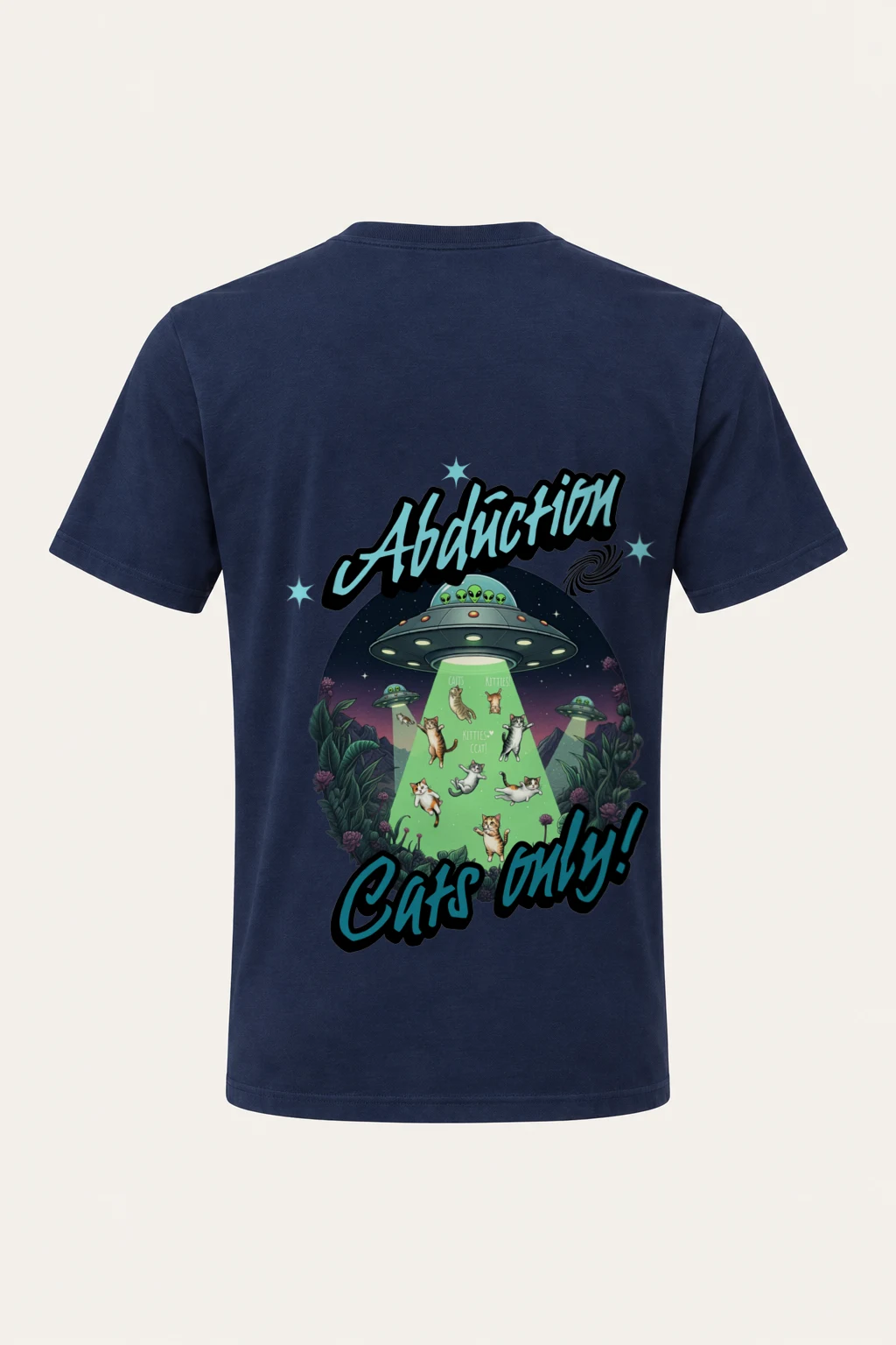 "Addiction Cats Only" Heavyweight Unisex Crewneck T-shirt | Gildan 5000