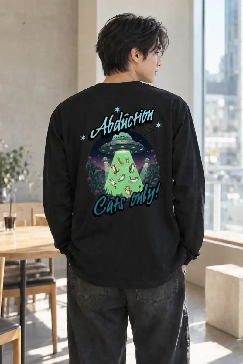 “Addiction Cats Only” Unisex Longsleeve T-shirt | Gildan 2400