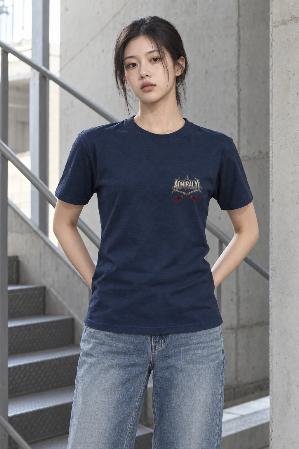 "ADMIRALYI" Heavyweight Unisex Crewneck T-shirt