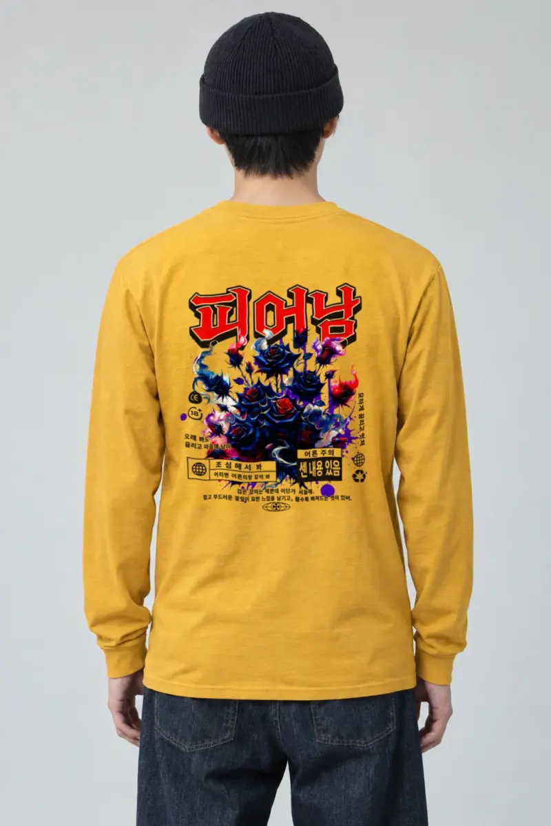 "Adult Warning Roses" Unisex Longsleeve T-shirt