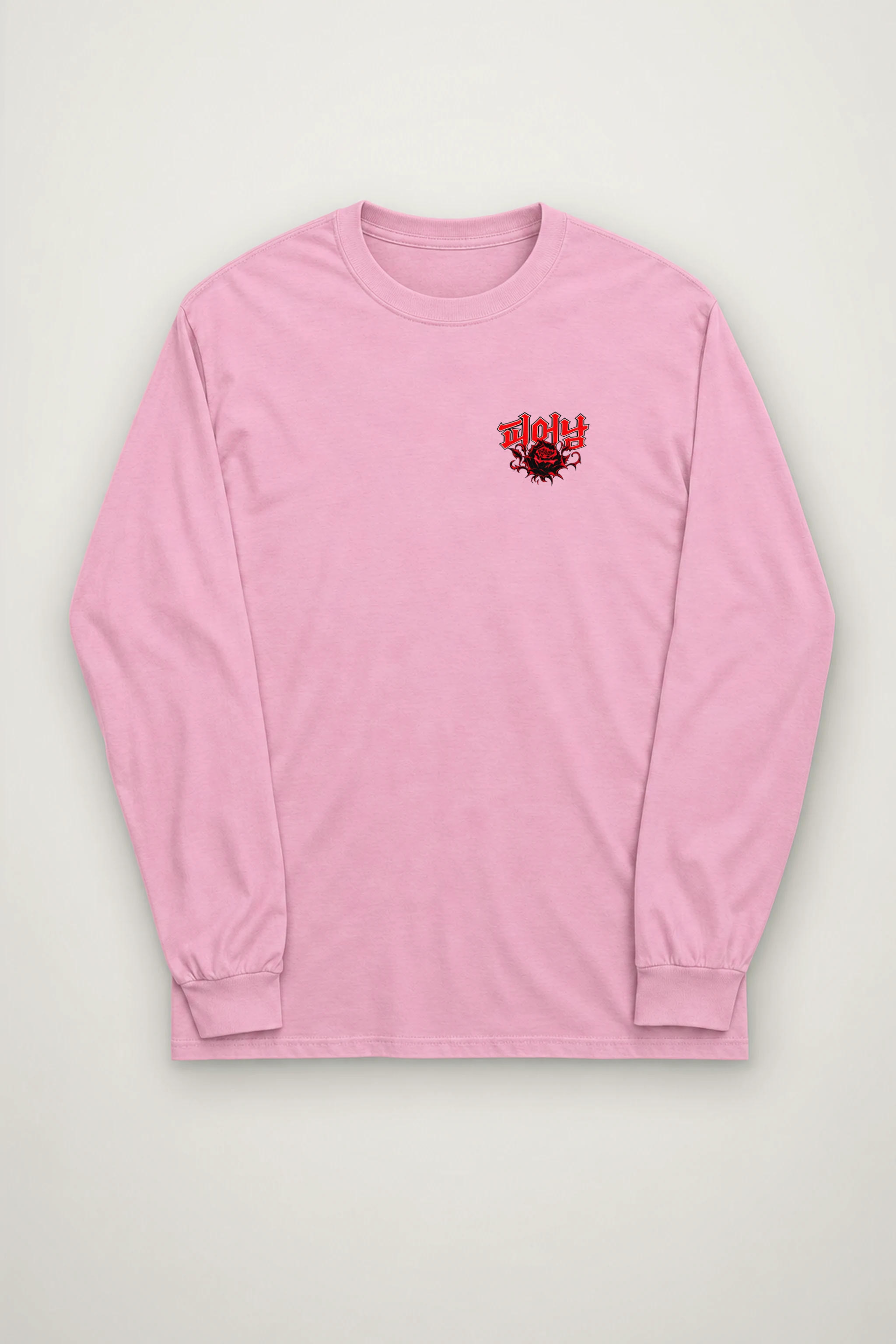 "Adult Warning Roses" Unisex Longsleeve T-shirt