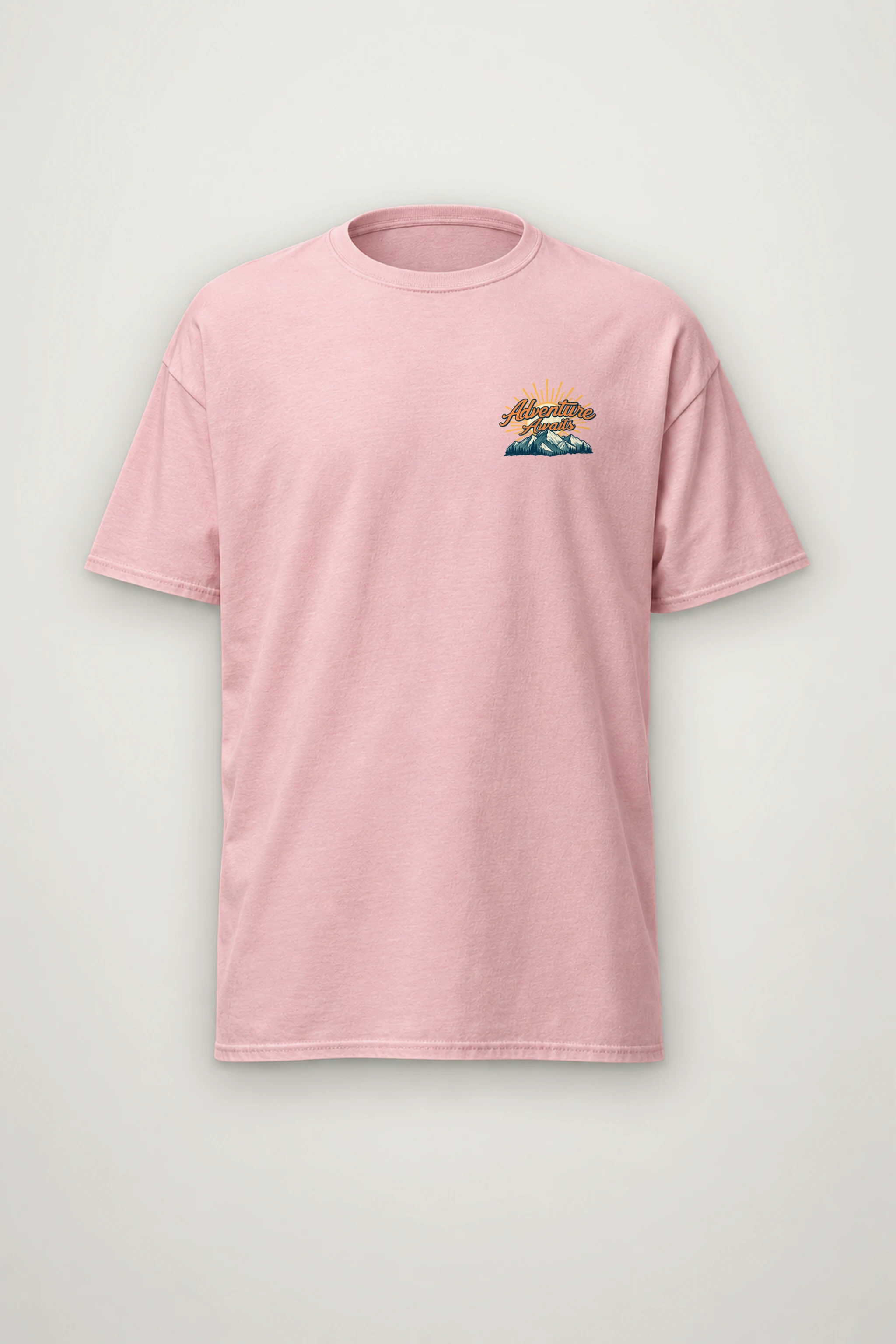 "Adventure Awaits Canoeing" Heavyweight Unisex Crewneck T-shirt