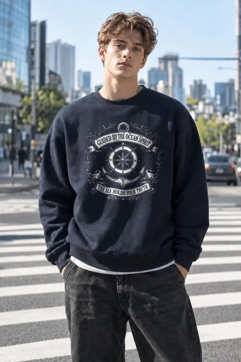 "Adventure Awaits" Heavy Blend Unisex Crewneck Sweatshirt | Gildan 18000