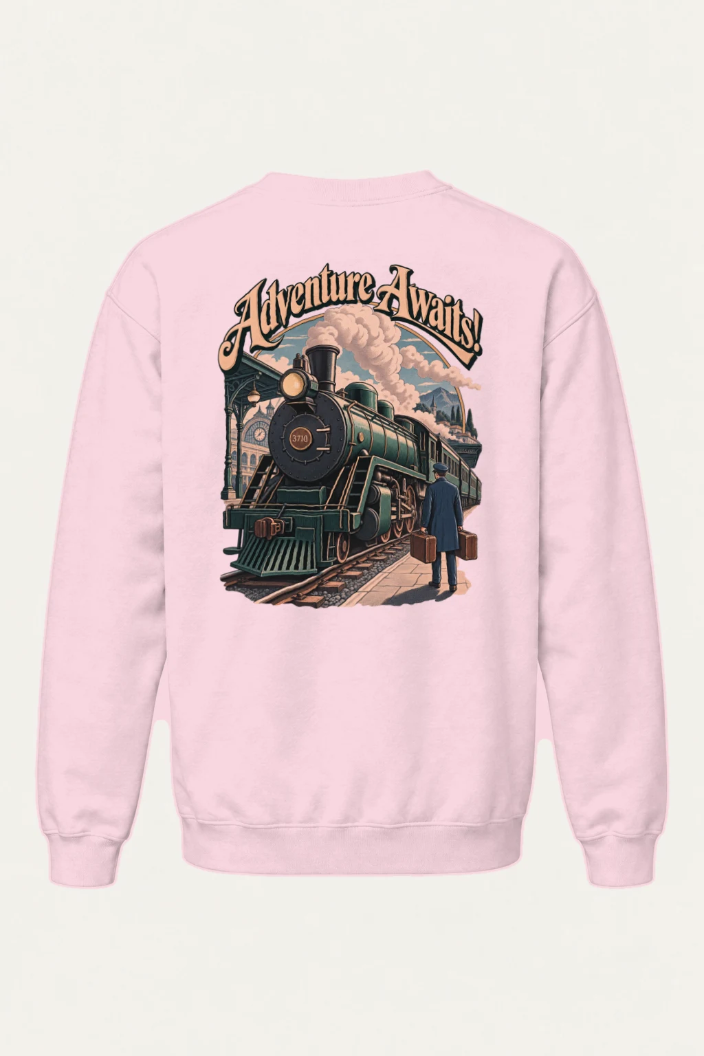 "Adventure Awaits" Heavy Blend Unisex Crewneck Sweatshirt | Gildan 18000