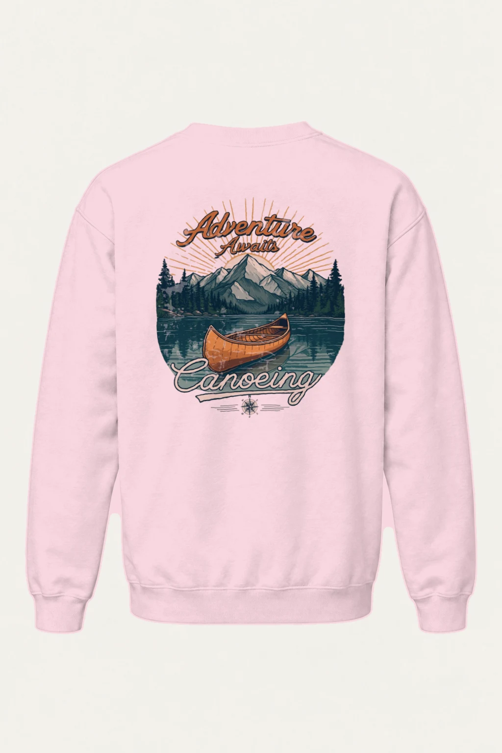 "Adventure Awaits" Heavy Blend Unisex Crewneck Sweatshirt | Gildan 18000