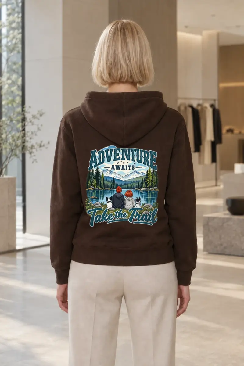 "Adventure Awaits" Heavy Blend Unisex Pullover Hoodie | Gildan 18500
