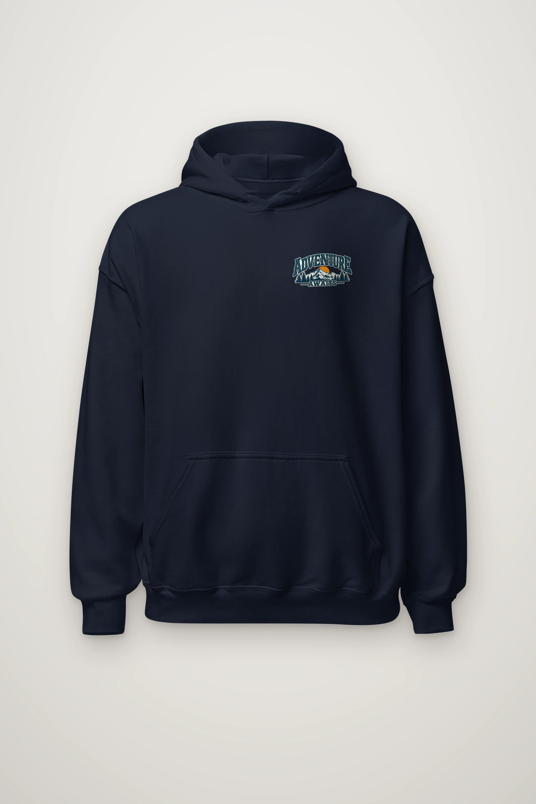 "Adventure Awaits" Heavy Blend Unisex Pullover Hoodie