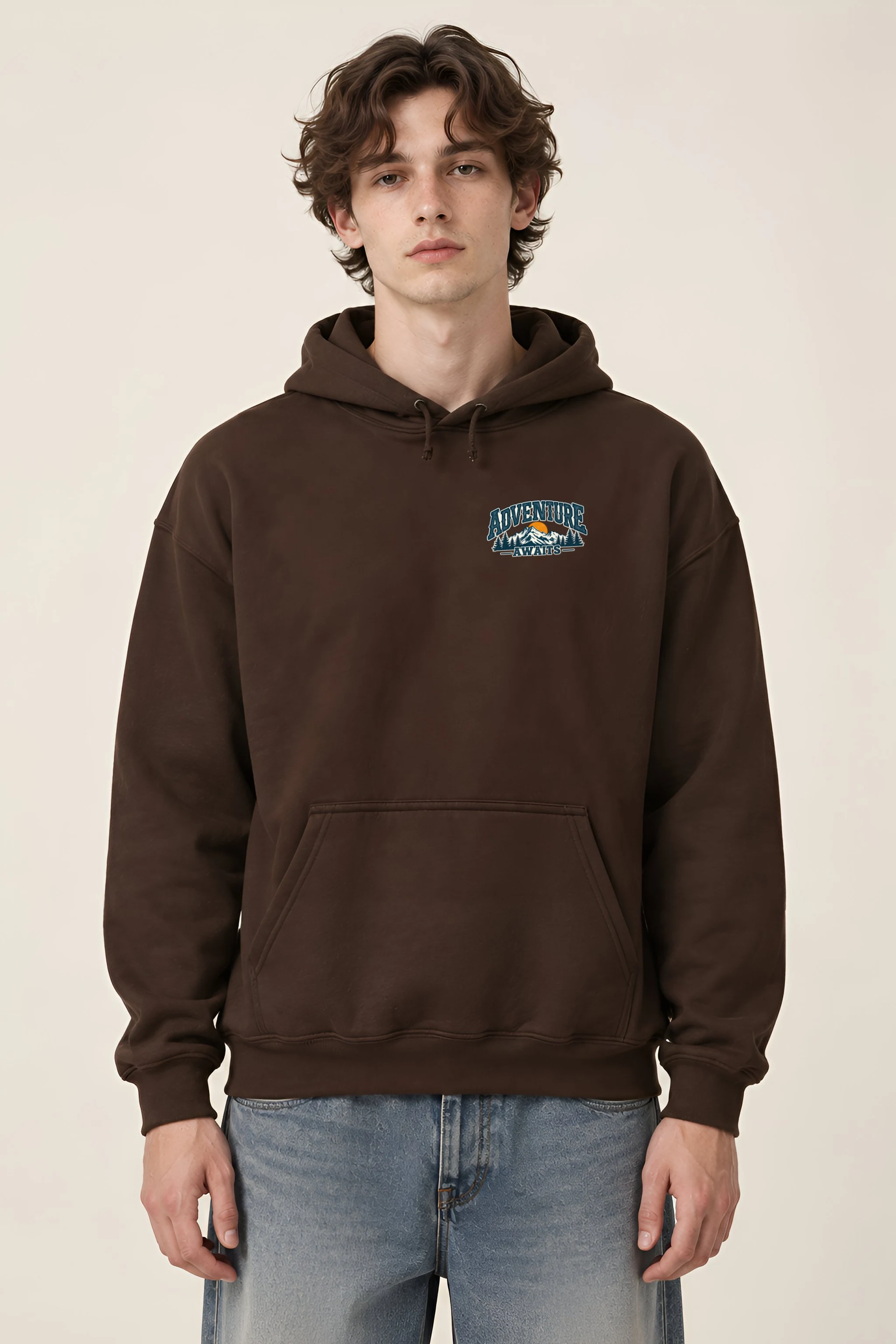 "Adventure Awaits" Heavy Blend Unisex Pullover Hoodie