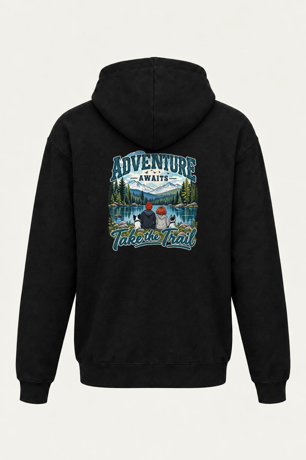 "Adventure Awaits" Heavy Blend Unisex Pullover Hoodie | Gildan 18500