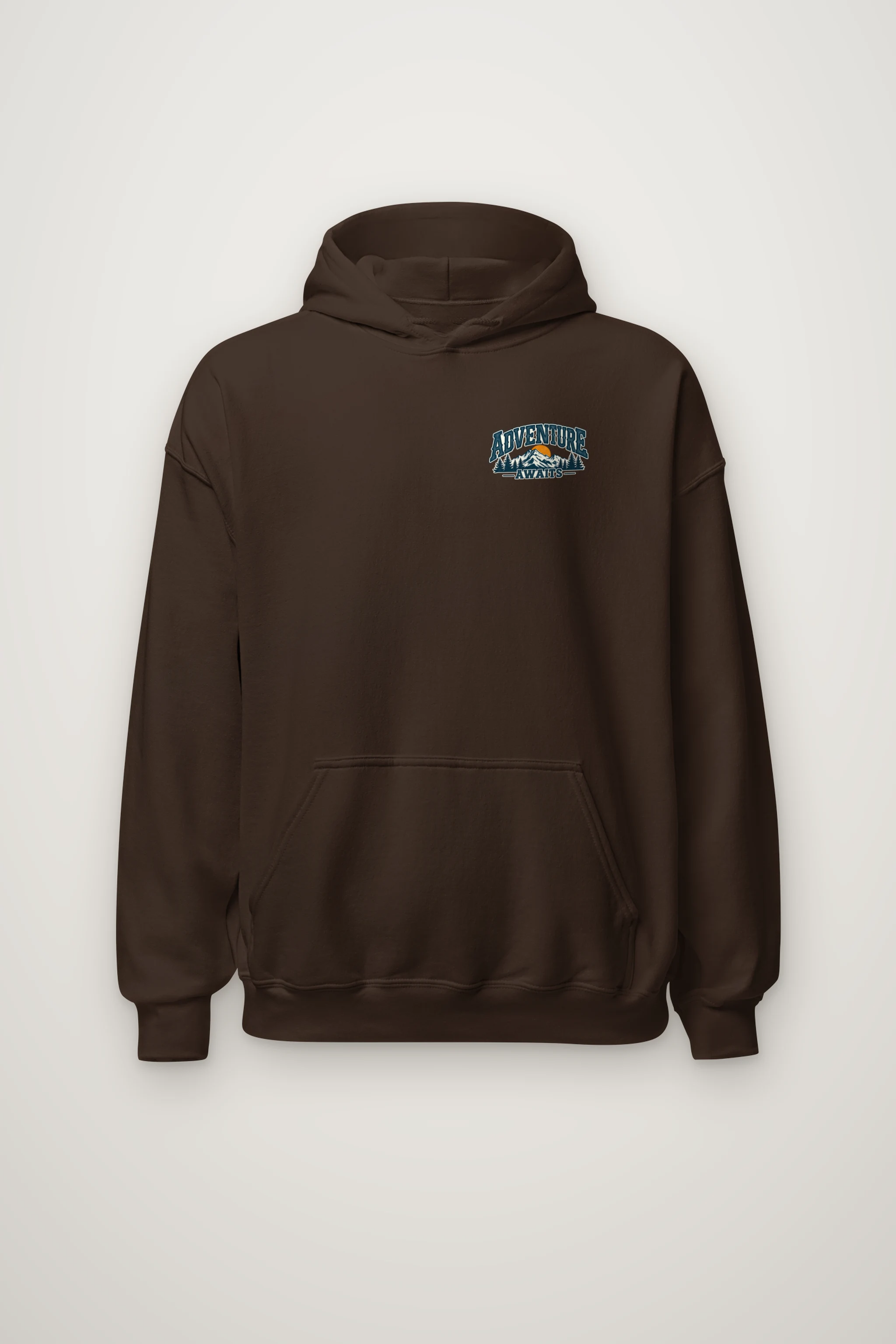 "Adventure Awaits" Heavy Blend Unisex Pullover Hoodie