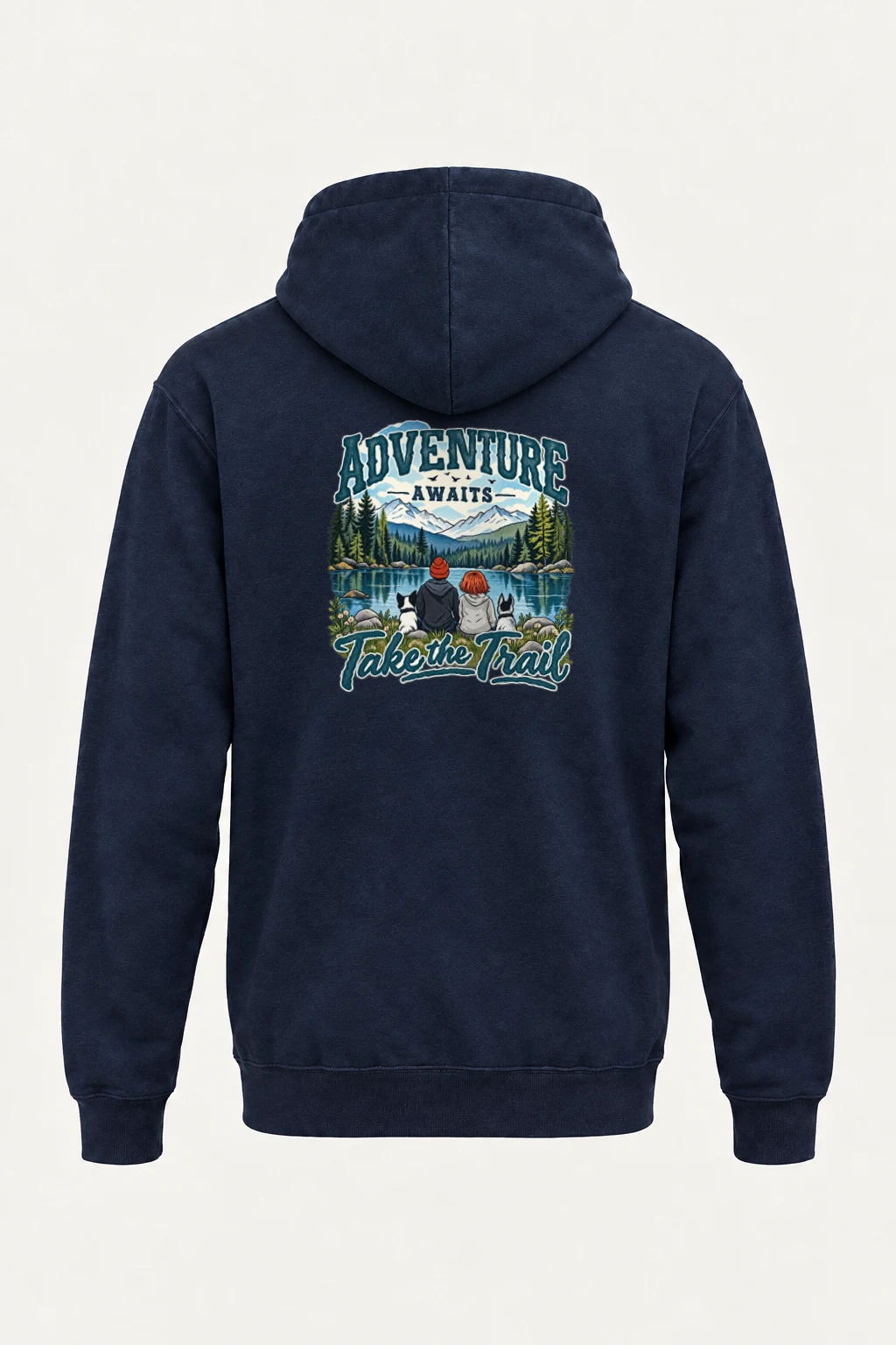 "Adventure Awaits" Heavy Blend Unisex Pullover Hoodie | Gildan 18500