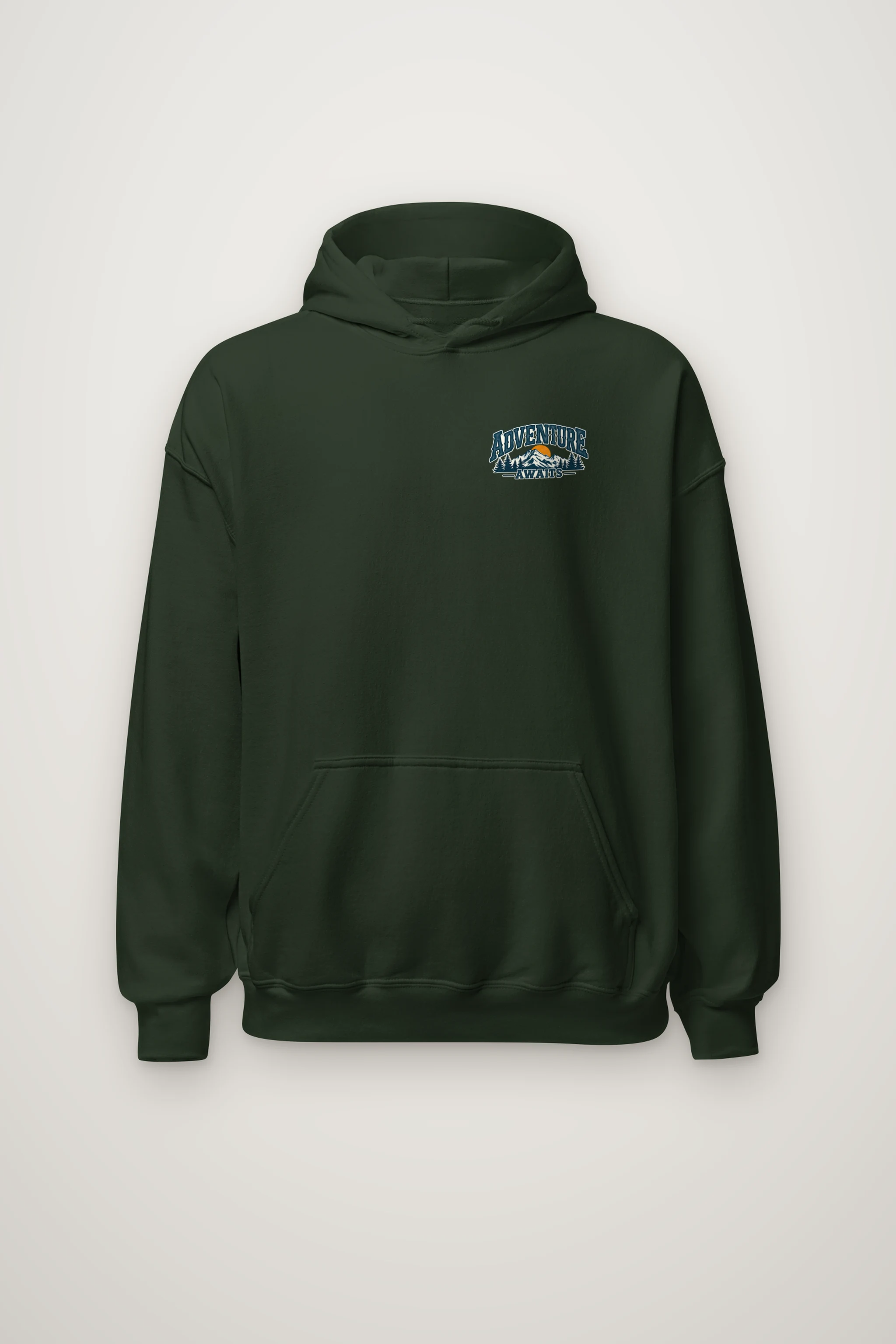 "Adventure Awaits" Heavy Blend Unisex Pullover Hoodie